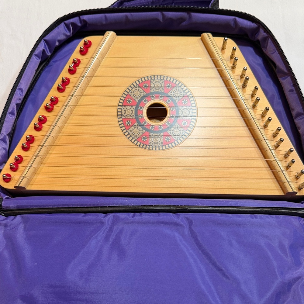 Hearth Song Wooden Harp with Case